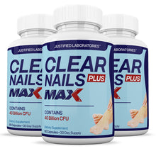 Afbeelding in Gallery-weergave laden, 3 bottles of 3 X Stronger Clear Nails Plus Max 40 Billion CFU Probiotic
