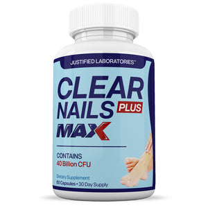 10 bottles of 3 X Stronger Clear Nails Plus Max 40 Billion CFU Probiotic