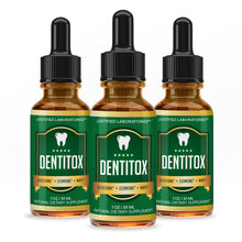 Cargar imagen en el visor de la Galería, 3 bottles of Dentitox Mint Flavored Mouth Drops
