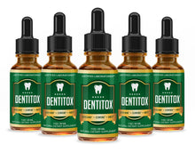 Load image into Gallery viewer, 5 bottles of Dentitox Mint Flavored Mouth Drops