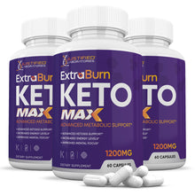 Load image into Gallery viewer, 3 bottles of Extra Burn Keto Max 1200MG