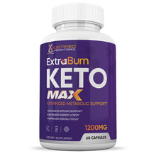Load image into Gallery viewer, Front facing image of Extra Burn Keto Max 1200MG