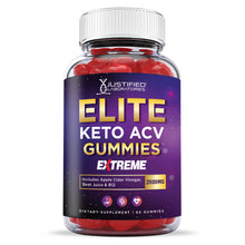 Cargar imagen en el visor de la Galería, Front facing image of 2 x Stronger Elite Extreme Keto ACV Gummies 2000mg