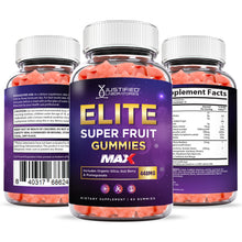 Load image into Gallery viewer, All sides of bottle of the Elite Keto Max Gummies