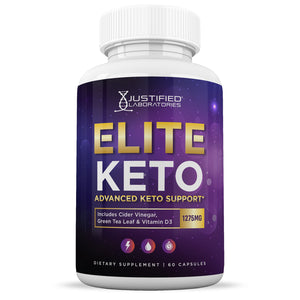 Front facing image of Elite Keto ACV Gummies Pill Bundle