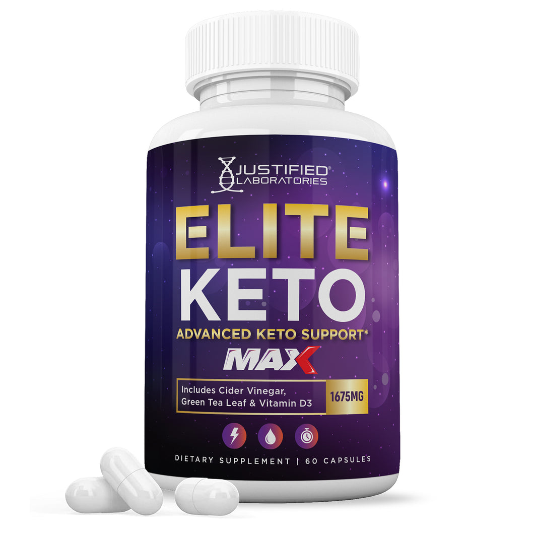 1 bottle of Elite Keto ACV Max Pills 1675MG