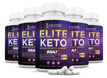 Load image into Gallery viewer, 5 bottles of Elite Keto ACV Max Pills 1675MG
