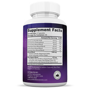 Supplement Facts of Elite Keto ACV Max Pills 1675MG