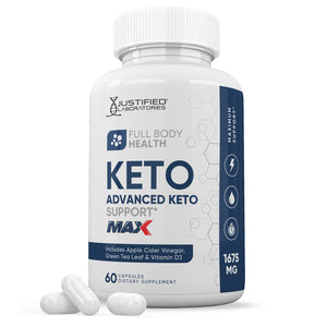 1 bottle of Full Body Health Keto ACV Max Pills 1675MG