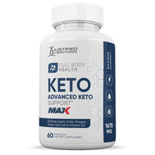 Cargar imagen en el visor de la Galería, Front facing image of Full Body Health Keto ACV Max Pills 1675MG