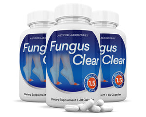 3 bottle of Fungus Clear 1.5 Billion CFU Probiotic Pills