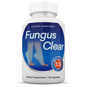 Front facing image of Fungus Clear 1.5 Billion CFU Probiotic Pills
