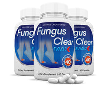 Cargar imagen en el visor de la Galería, 3 bottles of 3 X Stronger Fungus Clear Max 40 Billion CFU Probiotic Pills