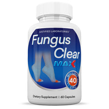 Carica l&#39;immagine nel visualizzatore di Gallery, Front facing image of 3 X Stronger Fungus Clear Max 40 Billion CFU Probiotic Pills