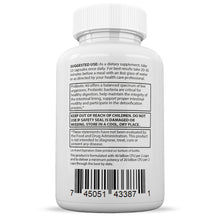 Load image into Gallery viewer, Suggested Use and warnings of 3 X Stronger Fungus Clear Max 40 Billion CFU Probiotic Pills