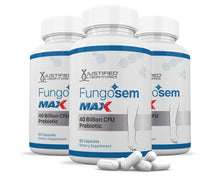 Load image into Gallery viewer, 3 bottles of 3 X Stronger Fungosem Max 40 Billion CFU Pills
