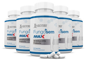 5 bottles of 3 X Stronger Fungosem Max 40 Billion CFU Pills