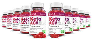 10 bottles of Fast Keto ACV Gummies