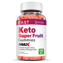 Afbeelding in Gallery-weergave laden, Front facing image of Fast Keto Max Gummies