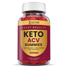 Charger l&#39;image dans la galerie, Front facing image of Great Results Keto ACV Gummies