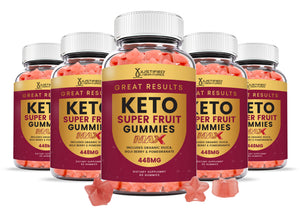 5 bottles Great Results Keto Max Gummies