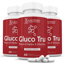 Cargar imagen en el visor de la Galería, 3 bottles of Gluco Tru Premium Formula 688MG