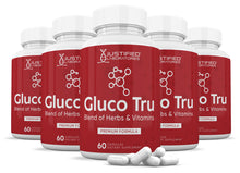 Load image into Gallery viewer, 5 bottles of Gluco Tru Premium Formula 688MG