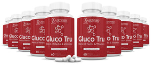 10 bottles of Gluco Tru Premium Formula 688MG