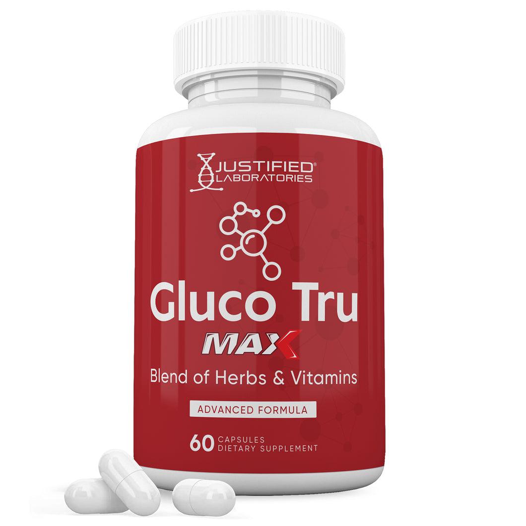 1 bottle of Gluco Tru Max Advanced Formula 1295MG
