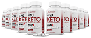 10 bottles of Go 90 Keto ACV Max Pills 1675MG