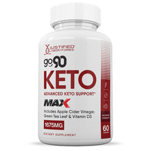 Load image into Gallery viewer, Front facing image of Go 90 Keto ACV Max Pills 1675MG