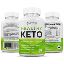 Cargar imagen en el visor de la Galería, All sides of bottle of the Healthy Keto ACV Pills 1275MG