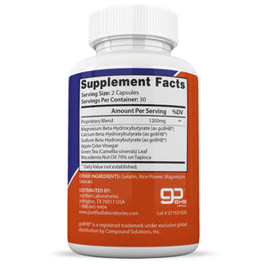 Supplement Facts of K1 Keto Life Max 1200MG