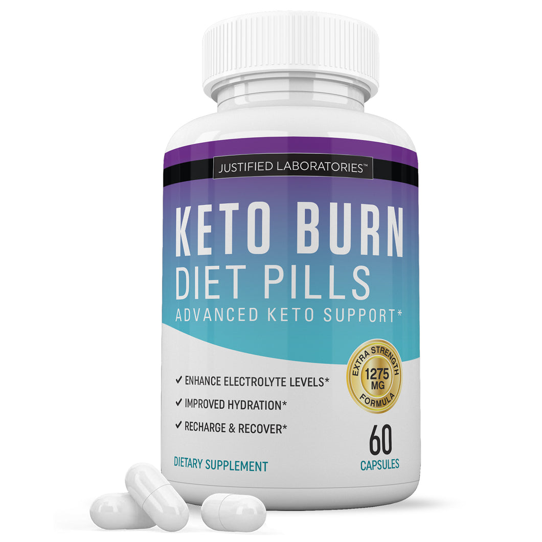 Keto Burn Keto Pills Advanced goBHB Suplemento cetogénico Soporte de cetosis para hombres y mujeres 60 cápsulas