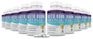 Keto Burn Keto Pills Advanced goBHB Ketogenic Supplement Ketosis Support for Men Women 60 Capsules