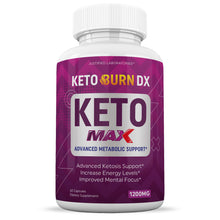 Load image into Gallery viewer, Front facing image of  Keto Burn DX Max 1200MG