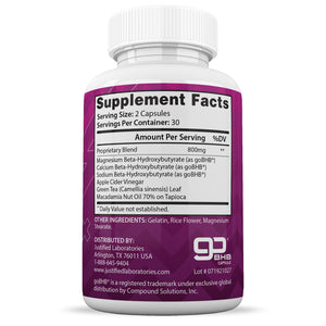 Supplement  Facts of Keto Burn DX 