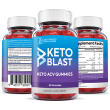 Afbeelding in Gallery-weergave laden, all sides of the bottle of Keto Blast Gummies