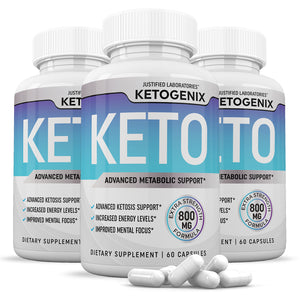 3 bottles of Ketogenix