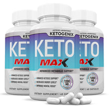 Cargar imagen en el visor de la Galería, 3 bottles of Ketogenix Max 1200MG