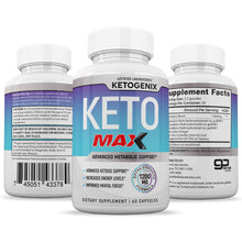 Load image into Gallery viewer, All sides of Ketogenix Max 1200MG