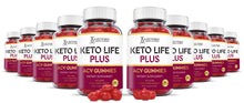 Load image into Gallery viewer, 10 bottles of Keto Life Plus ACV Gummies