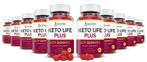 10 bottles of Keto Life Plus ACV Gummies