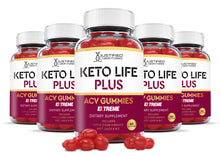 Load image into Gallery viewer, 5 bottles of 2 x Stronger Keto Life Plus Extreme ACV Gummies 2000mg