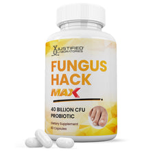 Afbeelding in Gallery-weergave laden, 1 bottle of 3 X Stronger Fungus Hack Max 40 Billion CFU Pills