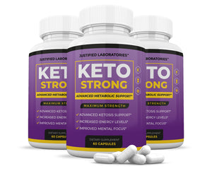 3 bottles of Strong Keto Pills