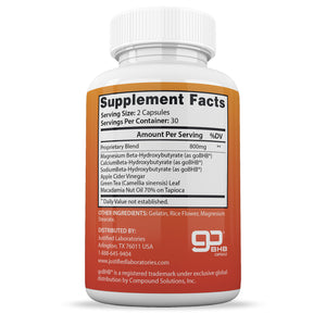 Supplement  Facts of Keto GT Advanced