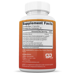 Supplement Facts of Keto GT Max 1200MG