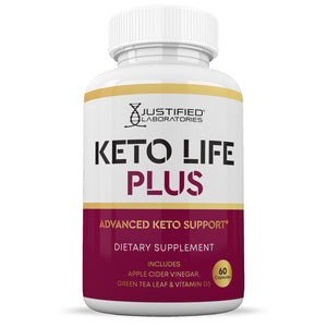 Front facing image of Keto Life Plus ACV Pills 1275MG