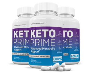 3 bottles of Keto Prime Pills 800mg